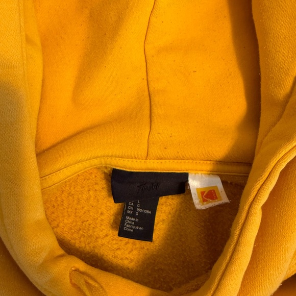 H&M Kodak Men's Yellow Hoodie Large - Picture 7 of 9